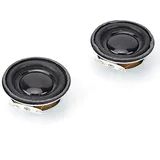 Garosa 2-Pack 3W 4Ω Horn Speaker 4cm Mini Amplifier Compatible with High-Fidelity Stereo Loudspeaker Metal Round Internal Magnet Waterproof Design for Car Audio and Marine Use Durable Compact Size