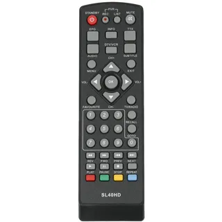 ALLIMITY Fernbedienung Ersetzen für Megasat Dyon Eagle Galaxy Harrier Phoenix Predator Receiver HD500 HD510 HD550 HD-500 HD-510 HD-550 3410-USB-Camping