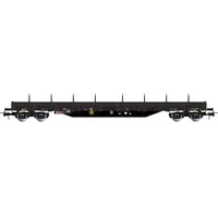 Rivarossi 4-achs. Rungenwagen Typ Res HR6670 dunkelgrau Ep. VI H0
