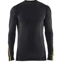 Blåkläder Blaklader 479410759900XXL Flammschutz Unterhemd, 78% Merinowolle, Schwarz, Größe XXL
