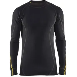 Blåkläder Blaklader 479410759900XXL Flammschutz Unterhemd, 78% Merinowolle, Schwarz, Größe XXL