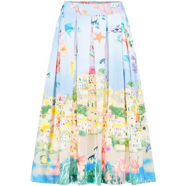 Vera Mont Maxirock Damen Floral Blau/Rot 42