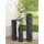 Casablanca by Gilde Bodenvase CASABLANCA BY GILDE "Bodenvase "Rillo", schwarz, B:20cm H:78cm T:20cm, Keramik, Vasen