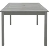 vidaXL Gartentisch 200 x 100 x 75 cm Grau