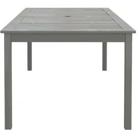 vidaXL Gartentisch 200 x 100 x 75 cm Grau