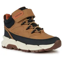 GEOX Flexyper Plus B ABX G (Synthetik/Textil, wasserdicht) braun/schwarz Kinder/Jungen