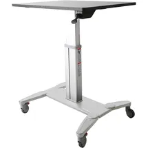 Startech StarTech.com Mobiler Sitz-/Steh-Arbeitsplatz mit 80cm Arbeitsfläche - Höhenverstellbar Steh Schreibtisch