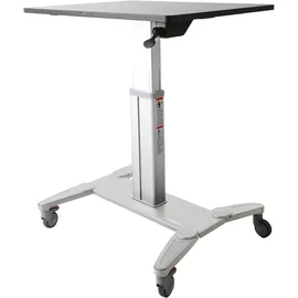 Startech StarTech.com Mobiler Sitz-/Steh-Arbeitsplatz mit 80cm Arbeitsfläche - Höhenverstellbar Steh Schreibtisch