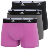 Adidas Herren Trunk (3PK) -Active Flex Cotton Boxershorts, 934 Assorted, M