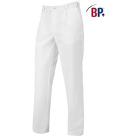 bp Arbeitsbundhose Herren Arzthose weiß, mit Bundfalte Industreiwäsche geeignet weiß 102