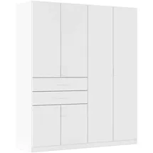 Rauch Drehtürenschrank »Kleiderschrank Schrank Garderobe MAIKA mit Dekor-Front«, 2 Schubladen, in verschiedenen Breiten, Höhen, Farben, Made IN Germany,