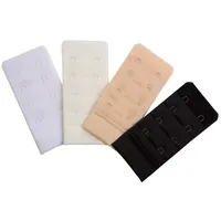 Miss Perfect Wow 2 Go BH Verlängerung Erweiterung BH Verschluss Bra Extender Verlängerung 4er-Set oder 6er-Set Haut Schwarz Weiß Champagner Blau Rot