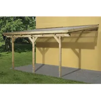 Weka Terrassenüberdachung 671 514 x 271 x 306 cm natur