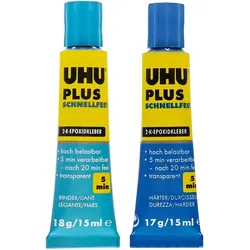 UHU Zweikomponentenkleber Plus schnellfest 35g