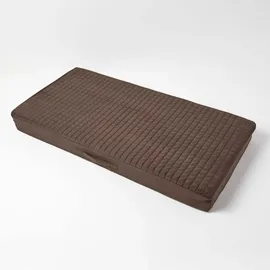 Homescapes Sitzkissen 100 x 50 x 10 cm braun 1 St.