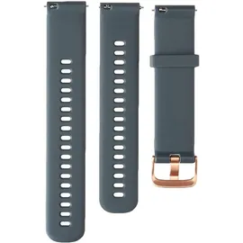 Garmin Schnellwechsel Ersatzarmband 20mm Silikon granite blue/rose gold (010-12561-11)