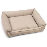 beeztees Zia - Orthopädisches Hundebett - Beige 100x80x23 cm