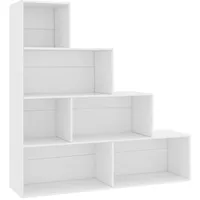 vidaXL Bücherregal 155 x 24 x 160 cm Weiß