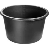 KADAX Mörtelkübel, Baueimer, Stabiler Mörteleimer für Garten, Baustelle, runder Zementkübel aus Kunststoff, Betonkübel mit Griffen, Zementeimer, Mörtelkasten, Mörtelwanne (40L)