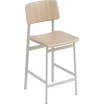 Muuto Hocker Eiche 65 x 65 x 65 cm Natur/Grau