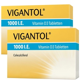 VIGANTOL Vigantol 1.000 I.E. Vitamin D3 Tabletten  2 x 200 St.
