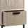 Mobili Rebecca Nachtschrank Rebecca 25 x 30 x 59 cm Schwarz/Braun