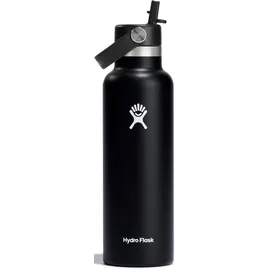 Hydro Flask Trinkflasche Schwarz 0,62 l