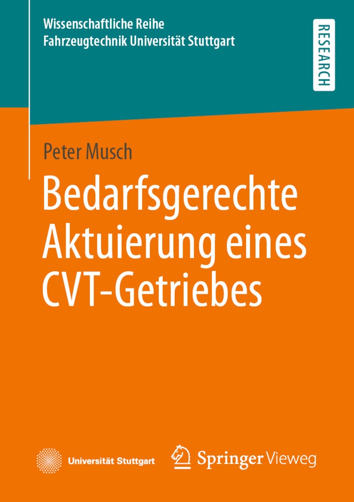 Bedarfsgerechte Aktuierung Eines Cvt-Getriebes - Peter Musch  Kartoniert (TB)