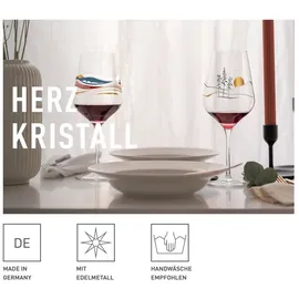 Ritzenhoff & Breker Ritzenhoff Rotweinglas Herzkristall 0,57 l