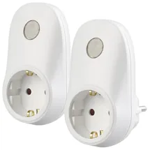 Revolt 2er-Set Steckdosen-Adapter mit Lichtsensor, 230V, 690 W Schaltleistung