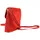 Allgäu Rebell Blümchen Umhängetasche Leder Red