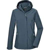 KILLTEC Damen Funktionsjacke/Regenjacke mit abzippbarer Kapuze KOS 26 WMN JCKT, deep water, 48, 42915-000