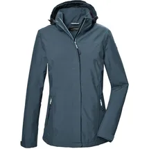 KILLTEC Damen Funktionsjacke/Regenjacke mit abzippbarer Kapuze KOS 26 WMN JCKT, deep water, 48, 42915-000
