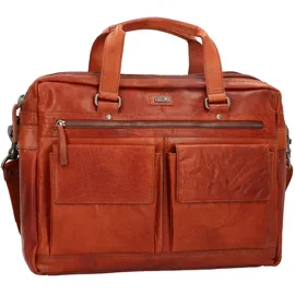 Spikes & Sparrow Aktentasche Leder 41 cm Laptopfach braun