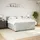 vidaXL Boxspringbett 180 x 200 cm Hellgrau