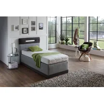 Westfalia Schlafkomfort Boxspringbett, grau