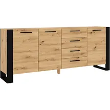 BIM Furniture Nuka 197 x 87 x 45 cm Beige / Schwarz
