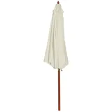 vidaXL Sonnenschirm 300 x 258 cm Sandweiß