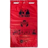 30 Hundekotbeutel BELLOO® recycle pure Rot, aus Recyclingmaterial Mindestens 80% LDPCR, auch Gassibeutel Hundebeutel oder Kotbeutel genannt, Made in Germany, extra stark 25μ