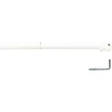 INDEKO Scheibenstange INDEKO Gr. 4, weiß, L:200cm, Metall, Gardinenstangen