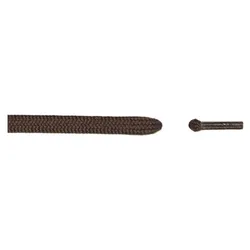 Schnürsenkel halbrund 180 cm braun