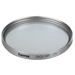 Hama UV-Filter 55mm Digital High Resolution Silber Objektivzubehör (Speer-Filter UV-Filter Kamera Objektiv DSLR SLR Systemkamera Camcorder)