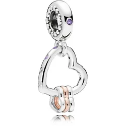Pandora 787247NLCMX Charm-Anhänger Herzen Highlights