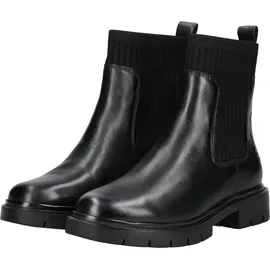 TAMARIS Comfort Damen Chelsea Boots mit Reißverschluss Wasserabweisend, Schwarz 38 EU