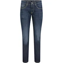MAC Arne Pipe enge Stretch-Jeans in dark blue Waschung-W33 / L34