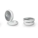 Macom 19 cm Tischventilator Weiß