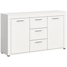 VCM Sideboard Jam 125 x 80 x 35 cm Weiß