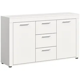VCM Sideboard Jam 125 x 80 x 35 cm Weiß