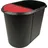 Helit Duo-System 20 l Schwarz/Rot