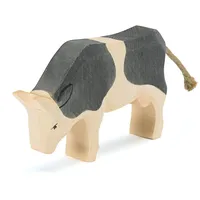 Ostheimer 11043 Kuh schwarz fressend